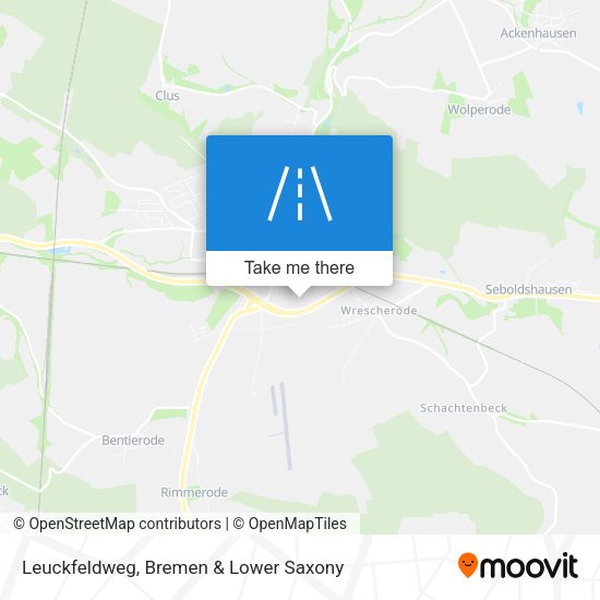 Leuckfeldweg map