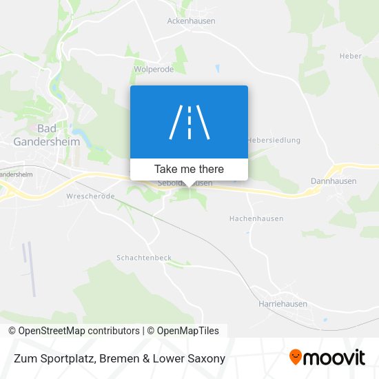 Zum Sportplatz map