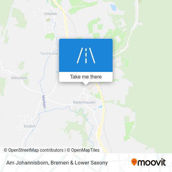 Am Johannisborn map