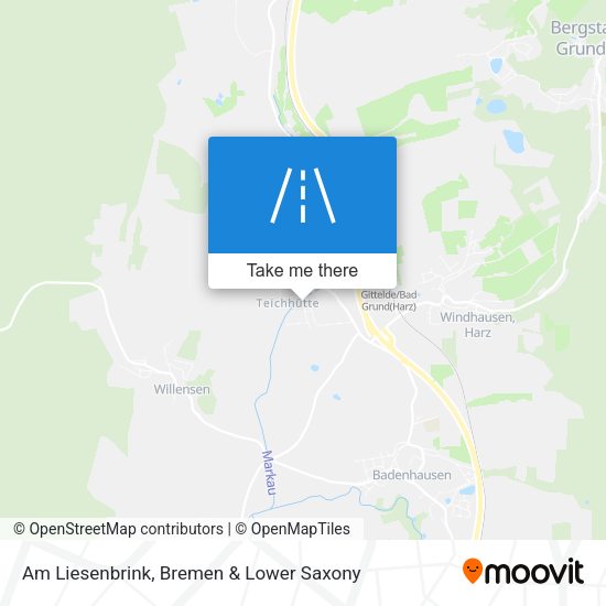 Am Liesenbrink map