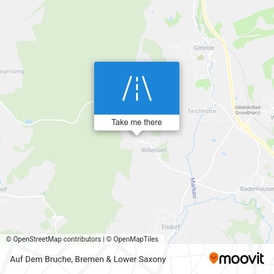 Auf Dem Bruche map