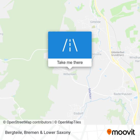 Bergteile map
