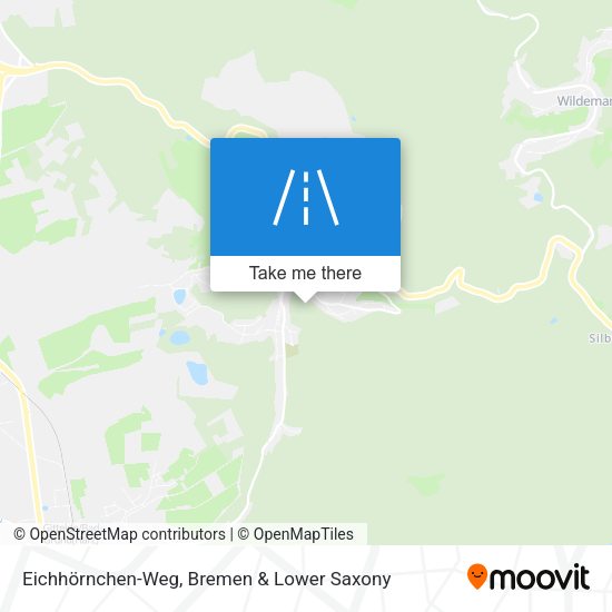 Eichhörnchen-Weg map