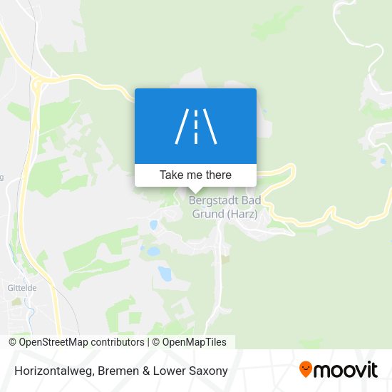 Horizontalweg map