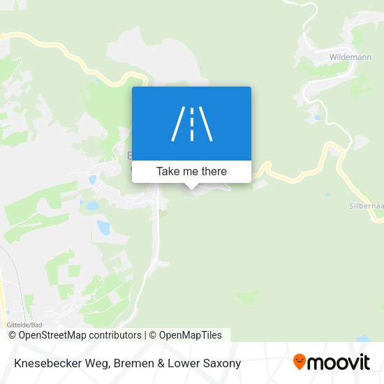 Knesebecker Weg map