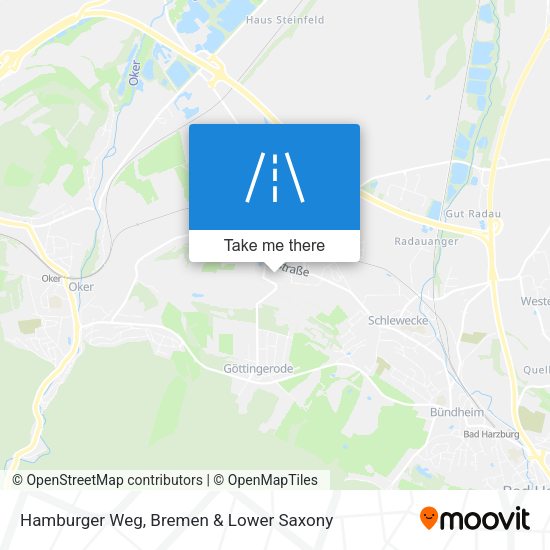 Hamburger Weg map