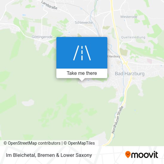 Im Bleichetal map