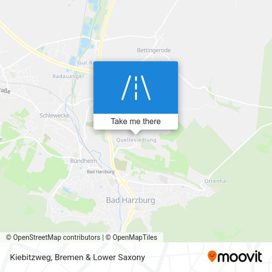 Kiebitzweg map