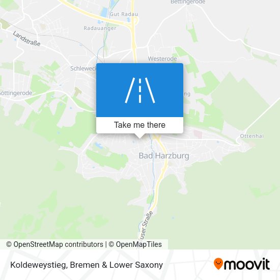 Koldeweystieg map