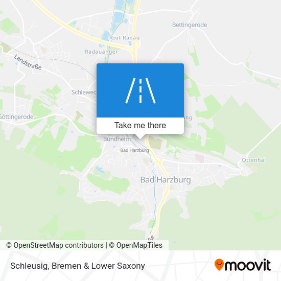 Schleusig map