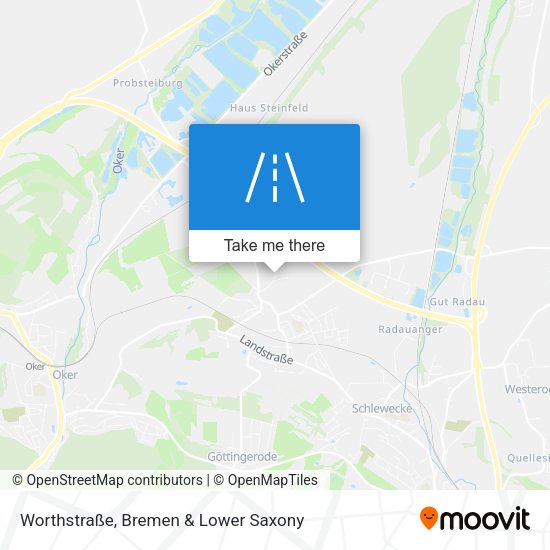 Worthstraße map
