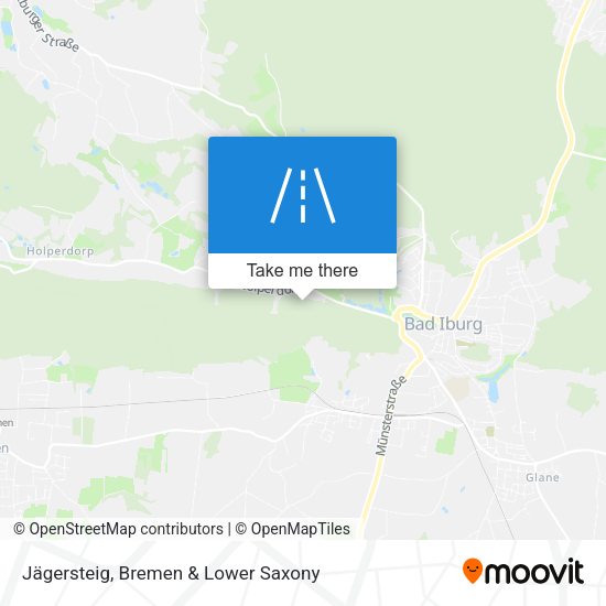 Jägersteig map