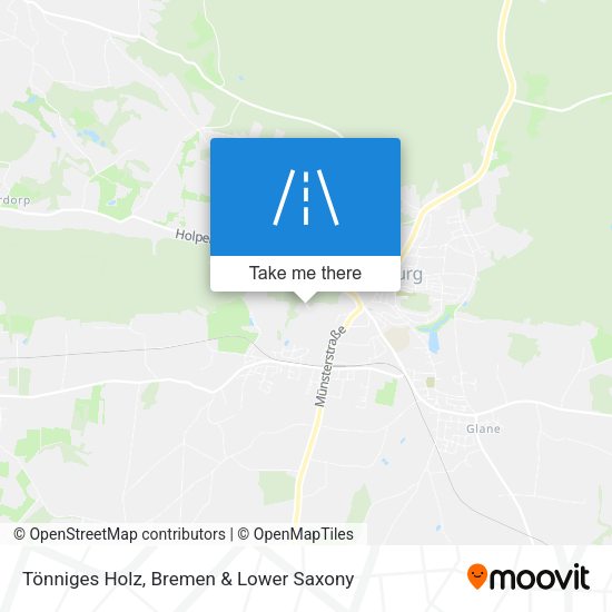Tönniges Holz map