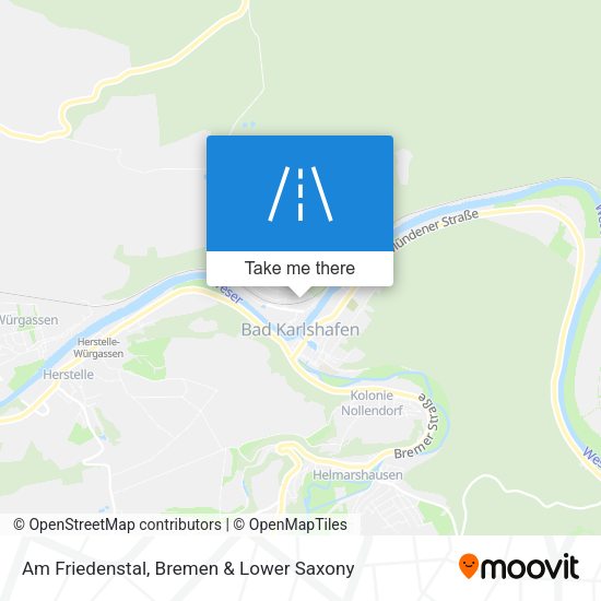Am Friedenstal map