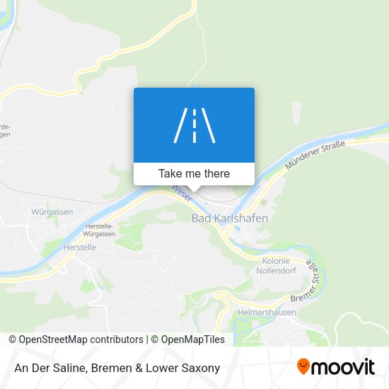 An Der Saline map