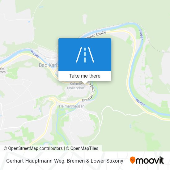 Gerhart-Hauptmann-Weg map