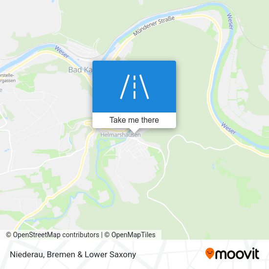 Niederau map