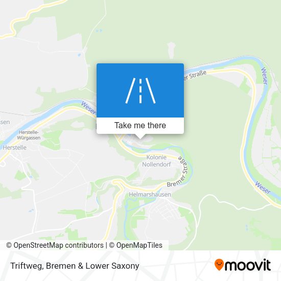Triftweg map