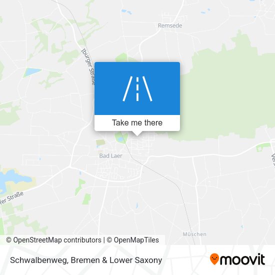 Schwalbenweg map