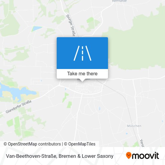 Van-Beethoven-Straße map