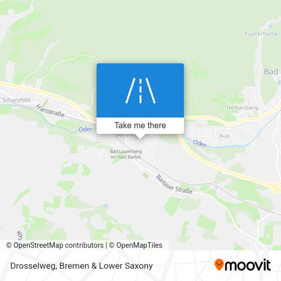 Drosselweg map