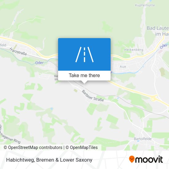 Habichtweg map