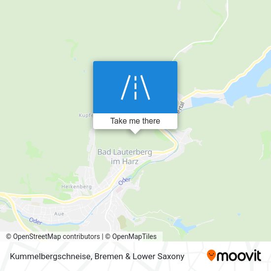 Kummelbergschneise map
