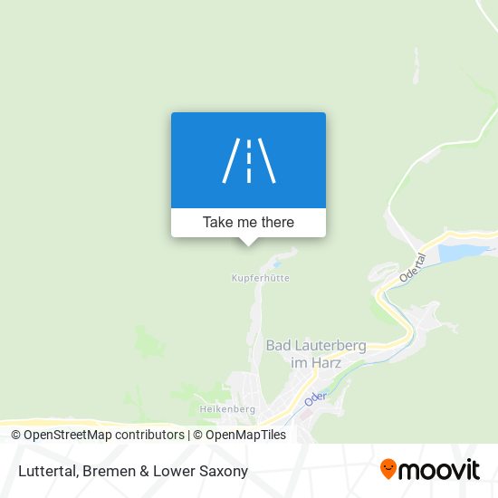 Luttertal map