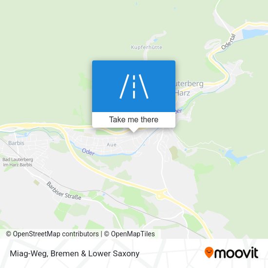 Miag-Weg map