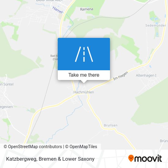 Katzbergweg map