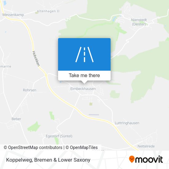 Koppelweg map