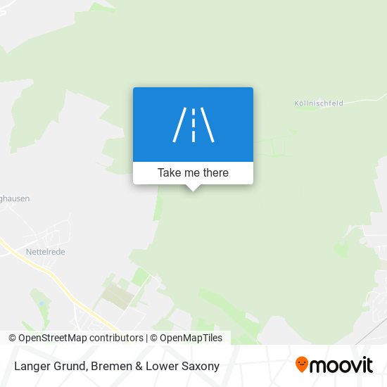 Langer Grund map