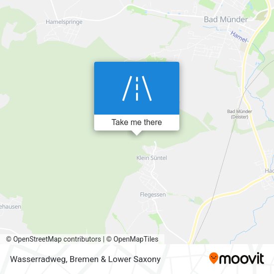 Wasserradweg map