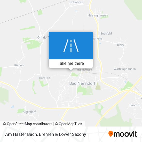 Am Haster Bach map