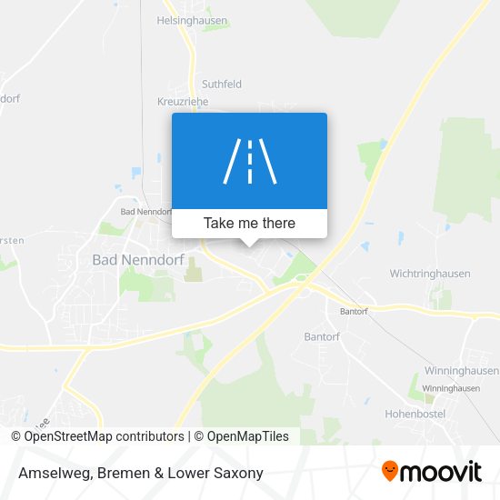 Amselweg map