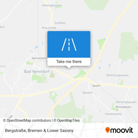 Bergstraße map