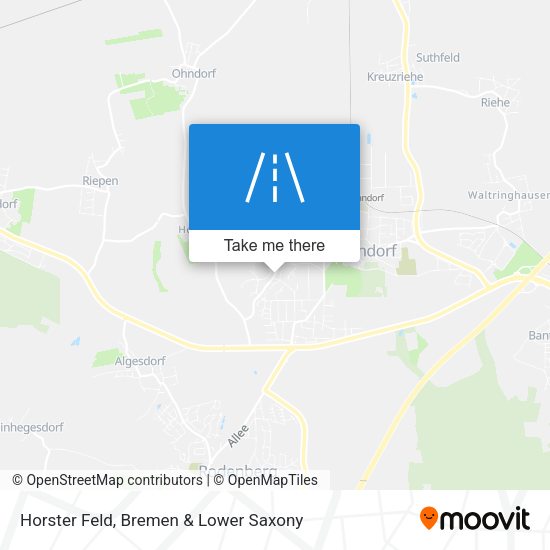 Horster Feld map