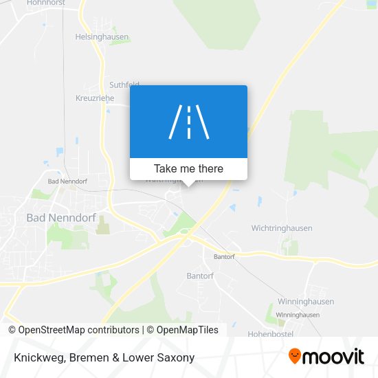 Knickweg map
