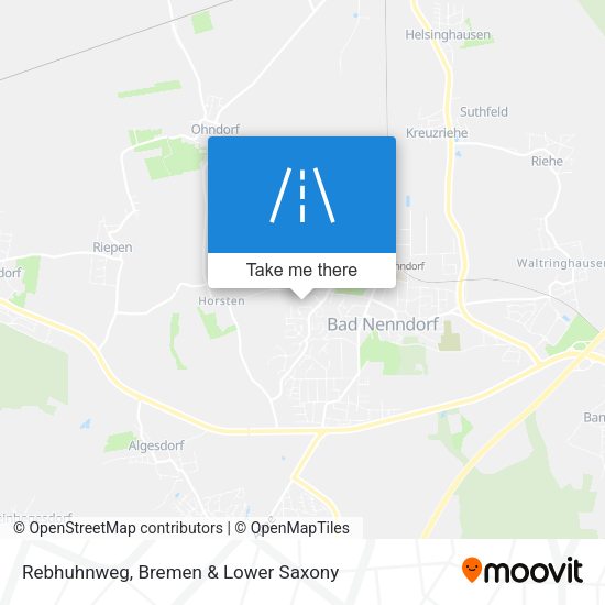 Rebhuhnweg map