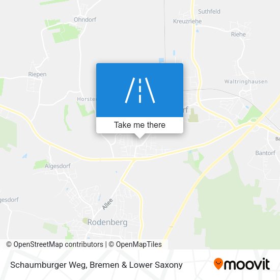 Schaumburger Weg map