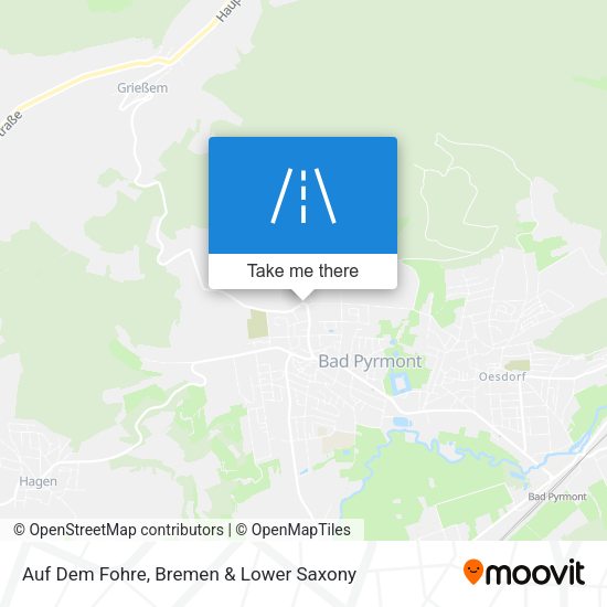 Auf Dem Fohre map