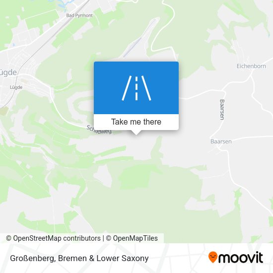 Großenberg map