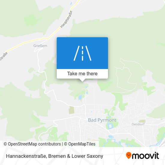 Hannackenstraße map