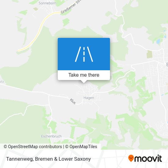 Tannenweg map