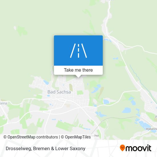Drosselweg map