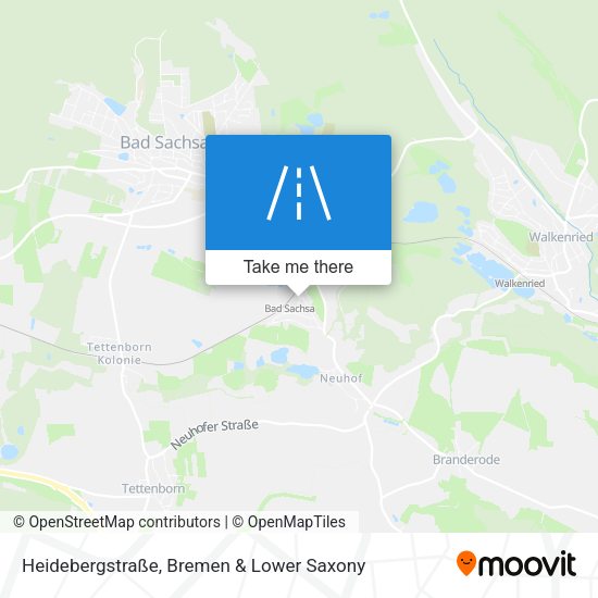 Heidebergstraße map