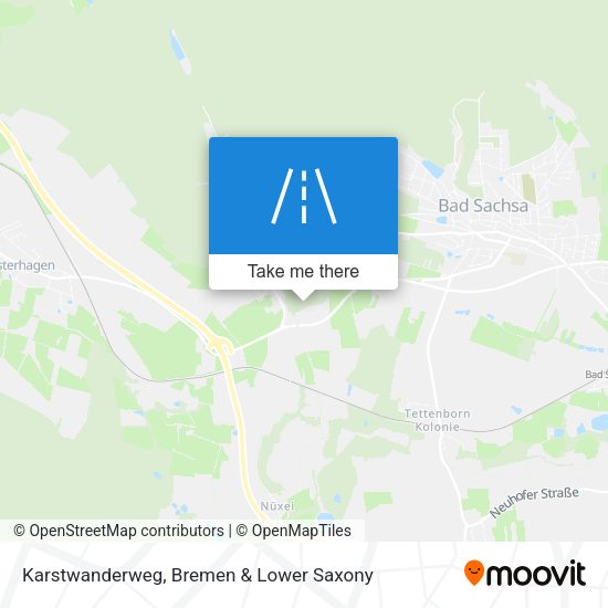 Karstwanderweg map