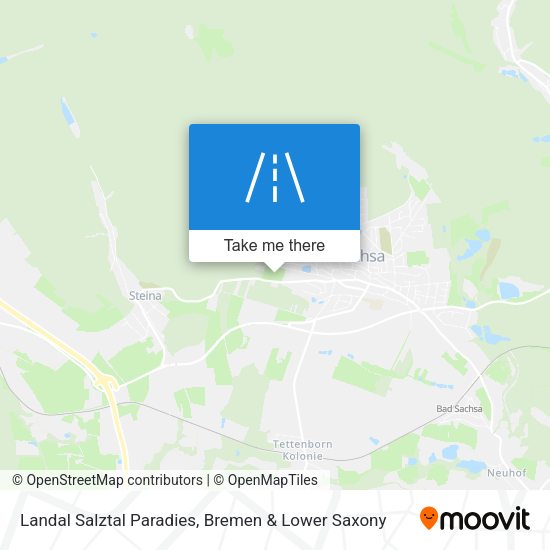 Landal Salztal Paradies map