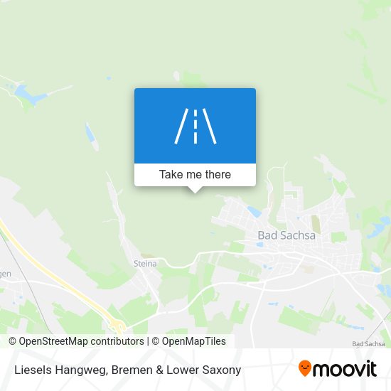 Liesels Hangweg map