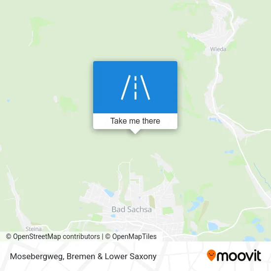 Карта Mosebergweg